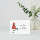 Cartes de visite, Services de nettoyage de tapis (Debout devant)