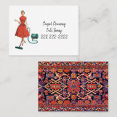 Cartes de visite, Services de nettoyage de tapis (Devant / Derrière)
