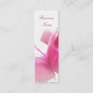 Cartes de visite signet Tulipes de printemps
