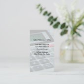 Cartes de visite Simple comptable expert-comptable (Debout devant)