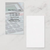 Cartes de visite Simple comptable expert-comptable (Devant / Derrière)