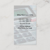 Cartes de visite Simple comptable expert-comptable (Devant)