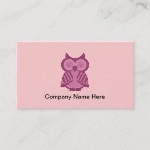 Cartes de visite Simple Hibou