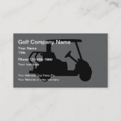Cartes de visite Simple thème golf (Devant)