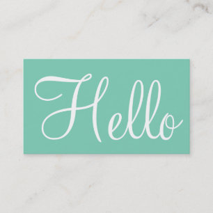 Cartes de visite simples