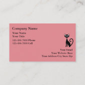 Cartes de visite simples (Dos)