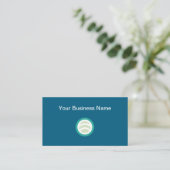 Cartes de visite simples avec logo d'entreprise (Debout devant)