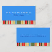 Cartes de visite simples de bandes (Devant / Derrière)