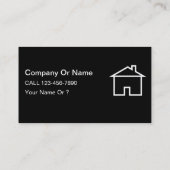 Cartes de visite simples de bricoleur (Dos)