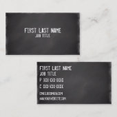 Cartes de visite simples de coutume de tableau (Devant / Derrière)