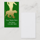 Cartes de visite simples de garde d'enfants (Devant / Derrière)