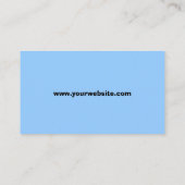 Cartes de visite simples de garderie (Dos)