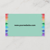 Cartes de visite simples de garderie (Dos)