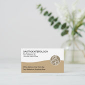 Cartes de visite simples de gastroentérologue (Debout devant)
