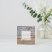 Cartes de visite simples de grain en bois (Debout devant)