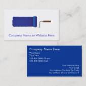 Cartes de visite simples de peintre (Devant / Derrière)