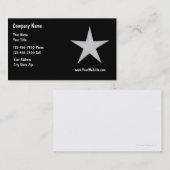 Cartes de visite simples de police (Devant / Derrière)