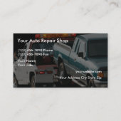 Cartes de visite simples de remorquage automobile (Devant)