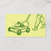 Cartes de visite simples de soin de pelouse (Dos)