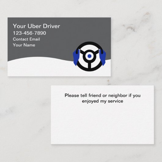 Cartes de visite simples et abordables pour la pri (Devant / Derrière)