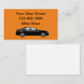 Cartes de visite simples et audacieuses pour chauf (Devant / Derrière)