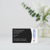 Cartes de visite simples et modernes pour cabinet (Debout devant)