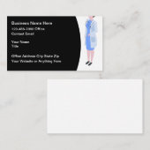 Cartes de visite simples et modernes pour cabinet (Devant / Derrière)