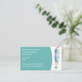 Cartes de visite simples et modernes pour cabinet (Debout devant)