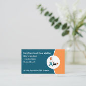 Cartes de visite simples et modernes pour promenad (Debout devant)