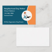 Cartes de visite simples et modernes pour promenad (Devant / Derrière)