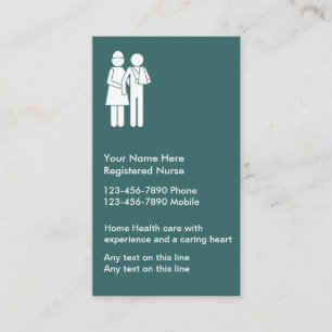 Cartes de visite simples et modifiables pour infir
