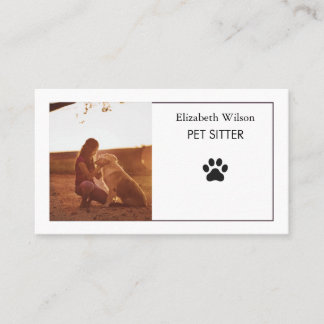 Cartes de visite simples minimalistes personnalisé