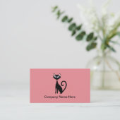 Cartes de visite simples pour chats (Debout devant)