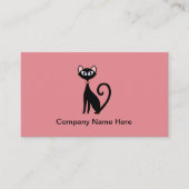 Cartes de visite simples pour chats (Devant)