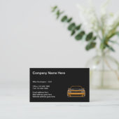 Cartes de visite simples pour concessionnaire auto (Debout devant)