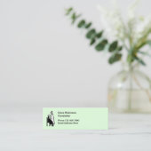 Cartes de visite simples pour concierge senior (Debout devant)