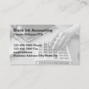 Cartes de visite simples pour expert-comptable agr