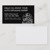 Cartes de visite simples pour la préparation autom (Devant / Derrière)