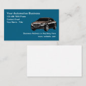 Cartes de visite simples pour l'automobile (Devant / Derrière)