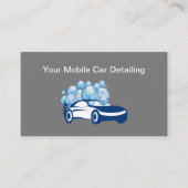 Cartes de visite simples pour lavage de voiture mo (Devant)