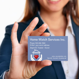 Cartes de visite simples pour services de surveill