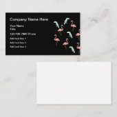 Cartes de visite simples sur le thème tropical (Devant / Derrière)