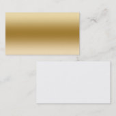 Cartes de visite simples vierges (Devant / Derrière)