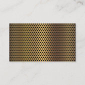 Cartes de visite simulés en métal (Dos)