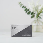 Cartes de visite simulés en métal (Debout devant)