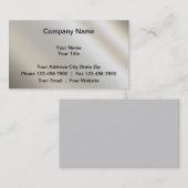 Cartes de visite simulés en métal (Devant / Derrière)