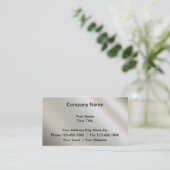 Cartes de visite simulés en métal (Debout devant)