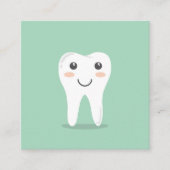 Cartes de visite Smiling Tooth Happy Dentist (Devant)