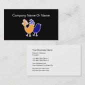 Cartes de visite sociaux de silhouette de médias (Devant / Derrière)