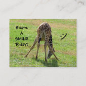 Cartes de visite souriants (Dos)